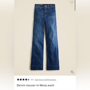 J. Crew Dark Blue Flare Jeans